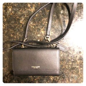 Coach Saffiano Leather Crossbody Bag (62189)